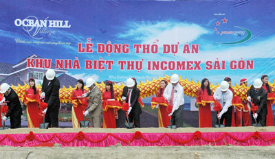 Nha Trang: Khởi công xây dựng khu biệt thự Incomex Sai Gon Ocean Hill Village