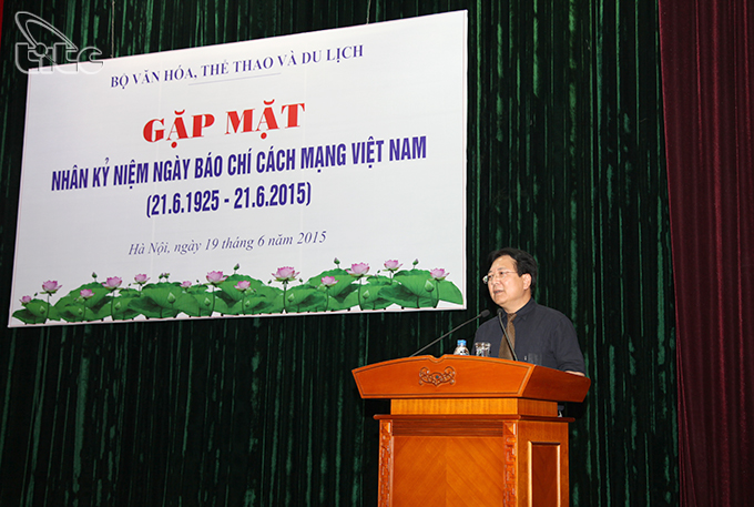 Bộ VHTTDL gặp mặt báo chí nhân ngày Báo chí Cách mạng Việt Nam