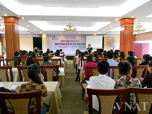 Tổng cục Du lịch tổ chức lớp bồi dưỡng nghiệp vụ du lịch tại Nghệ An