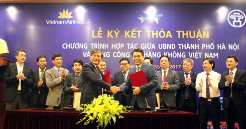 Vietnam Airlines quảng bá văn hóa và du lịch của Thủ đô Hà Nội