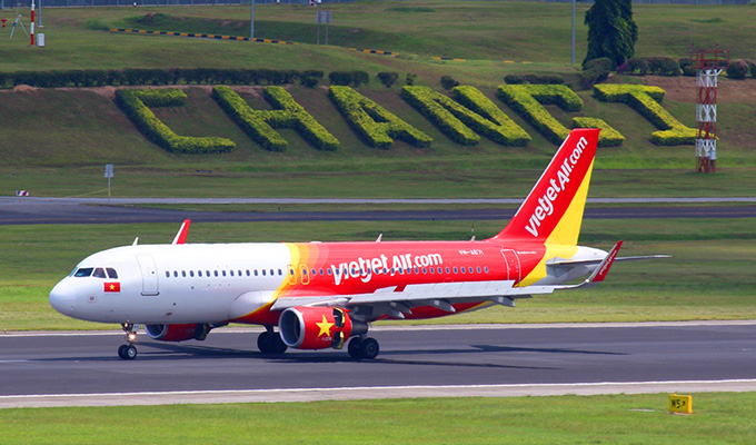 Vietjet khai thác các chuyến bay tại nhà ga T4 sân bay Changi 