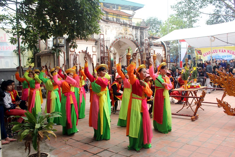 Lễ hội truyền thống Đình Sơn Bao - phường Liên Bảo (Vĩnh Phúc)