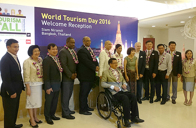 Lãnh đạo TCDL tham dự Lễ kỉ niệm Ngày Du lịch thế giới tại Bangkok, Thái Lan