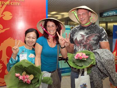 TP. HCM đón du khách quốc tế đầu tiên của năm mới 2013