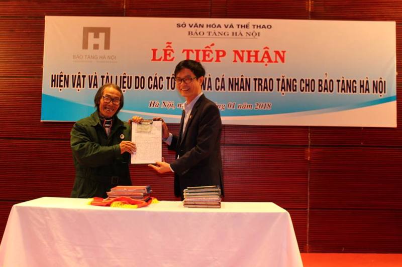 Bảo tàng Hà Nội tiếp nhận thêm hiện vật, tài liệu