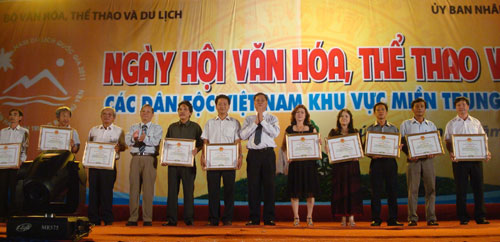 Bế mạc Ngày hội văn hoá thể thao và du lịch các dân tộc Việt Nam khu vực miền Trung - Tây Nguyên