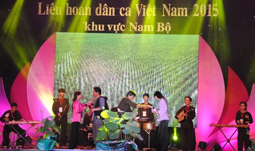 Bế mạc Liên hoan dân ca Việt Nam lần thứ VI - Khu vực Nam bộ 