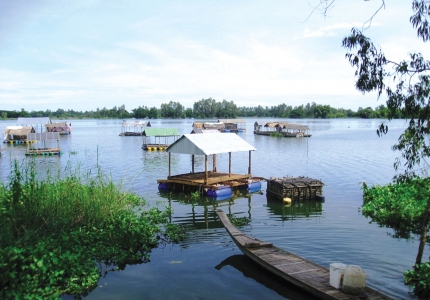 Độc đáo thắng cảnh búng Bình Thiên (An Giang)