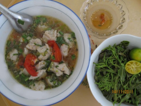 Chả cá mè vinh kho ngót - Món lạ miền Tây