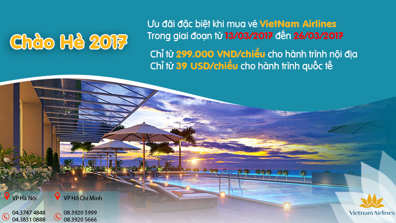 Vietnam Airlines chào Hè 2017