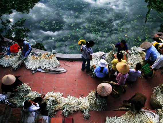 Chợ làng một nét duyên quê