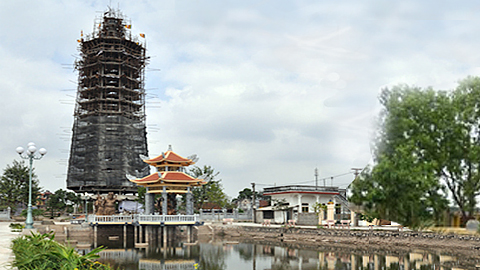 Bảo Tháp Đại Bi chùa Phúc Lộc.
