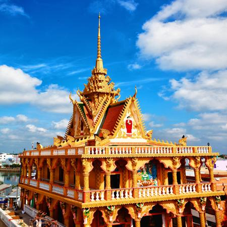 Khám phá ngôi chùa đẹp nhất đồng bằng sông Cửu Long