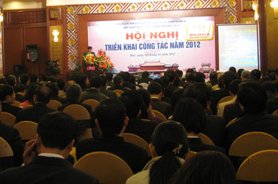 Thừa Thiên - Huế: Năm 2012, phấn đấu doanh thu du lịch đạt 2.500 tỷ đồng