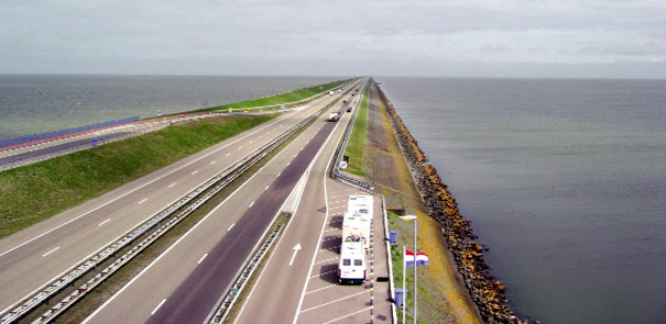 Đê biển Afsluitdijk –Hà Lan