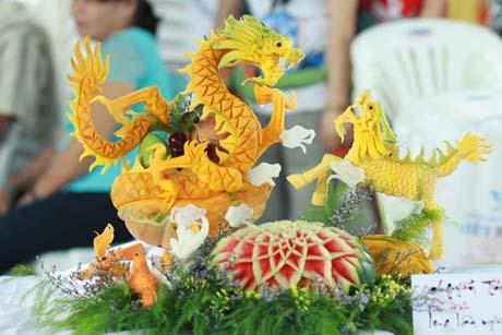 TP. Hồ Chí Minh: Đặc sắc hội thi điêu khắc rau củ quả