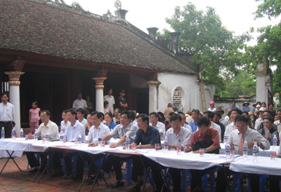 Quảng Ninh: Khởi công trùng tu đình Trung Bản tại xã Liên Hoà, huyện Yên Hưng