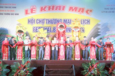 Khai mạc Hội chợ Thương mại du lịch Festival Bắc Ninh 2014