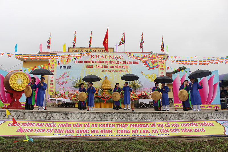 Khai hội đình - chùa Hổ Lao (TX Đông Triều, Quảng Ninh)