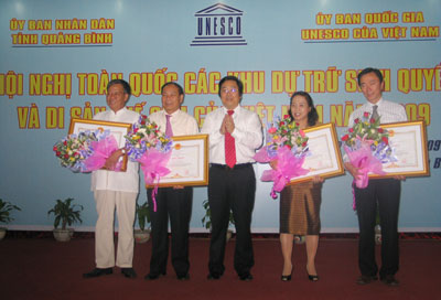 Hội nghị toàn quốc các khu dự trữ sinh quyển và di sản thiên nhiên thế giới của Việt Nam năm 2009