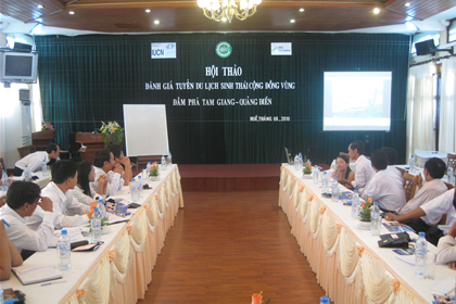 Hội thảo đánh giá tuyến du lịch sinh thái cộng đồng đầm phá Tam Giang - Quảng Điền (Thừa Thiên Huế)