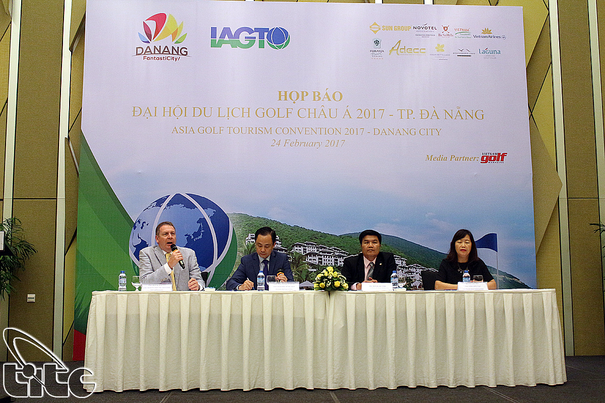 Họp báo giới thiệu Đại hội Du lịch Golf châu Á 2017 tại Đà Nẵng