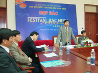 Họp báo công bố nội dung, chương trình Festival Bắc Ninh 2010