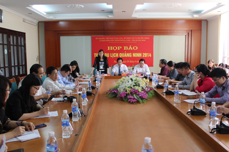 Họp báo công bố Tuần Du lịch Quảng Ninh 2014 