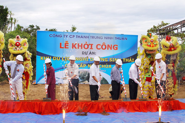 Khởi công xây dựng Dự án Khu nghỉ dưỡng sinh thái cao cấp Núi Chúa, Ninh Thuận