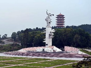 Khu di tích lịch sử Ngã ba Đồng Lộc. (Ảnh: TTXVN)