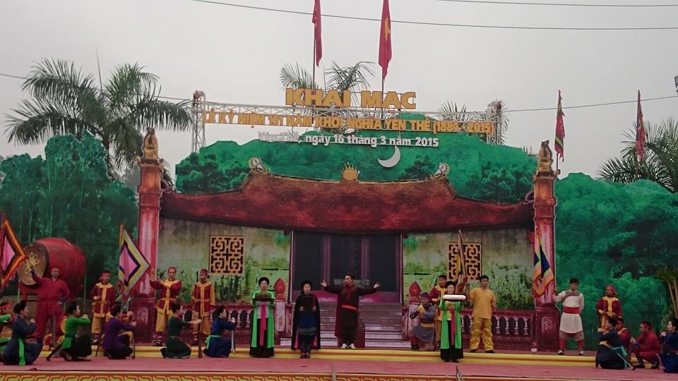 Bắc Giang: Khai mạc Lễ hội Yên Thế năm 2015