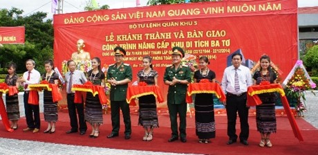 Quảng Ngãi: Khánh thành công trình nâng cấp Khu Di tích Ba Tơ