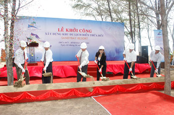 Bến Tre: Khởi công xây dựng Khu Du lịch biển Thừa Đức, huyện Bình Đại   	
