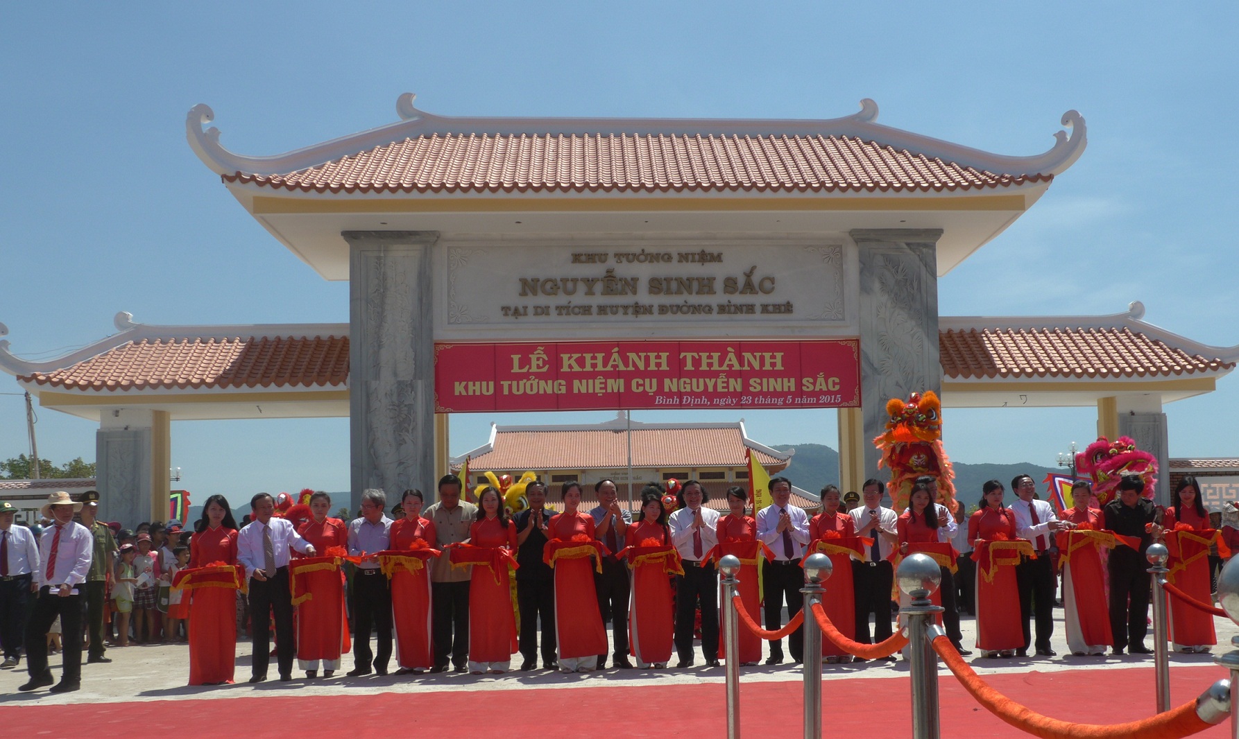 Khánh thành Khu tưởng niệm cụ Nguyễn Sinh Sắc ở Bình Định