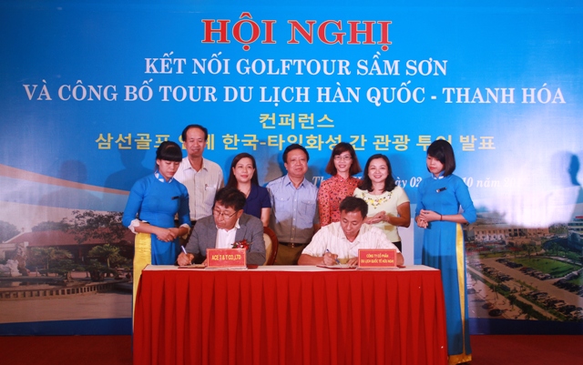 Kết nối Golftour Sầm Sơn và Công bố tour du lịch Thanh Hóa với du khách Hàn Quốc