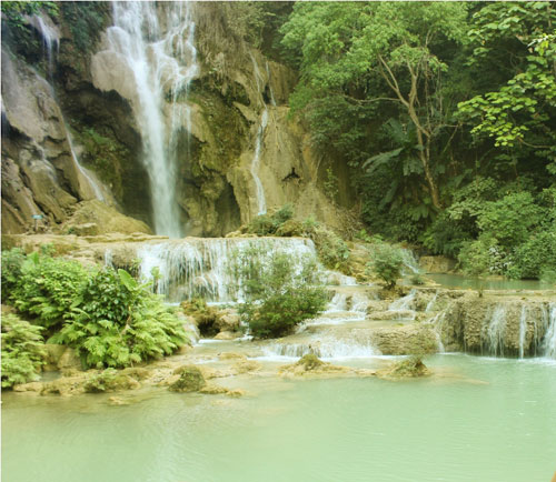 Đến Luang Prabang (Lào) đừng quên ghé tắm thác Kuang Si