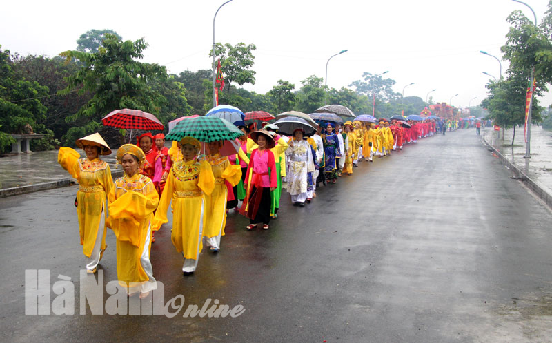 Lễ hội đền Lảnh Giang năm 2018 ở Hà Nam