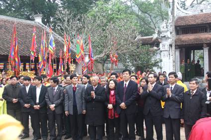 Hà Nam: Khai mạc lễ hội chùa Bà Đanh