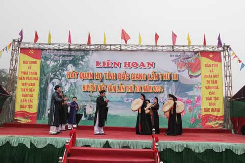 Liên hoan quan họ tỉnh Bắc Giang lần thứ III