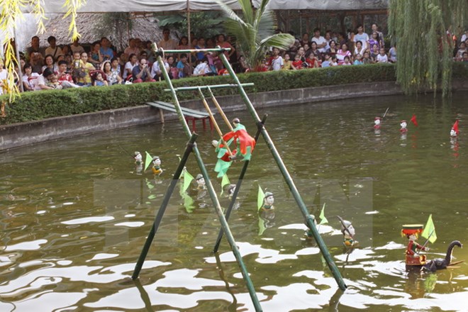 Biểu diễn múa rối nước - sản phẩm du lịch mới ở Hội An (Quảng Nam)