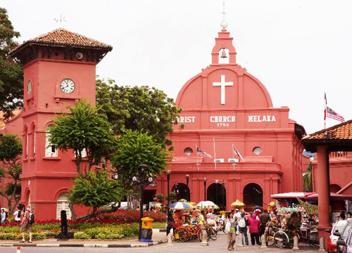 Thăm quảng trường Hà Lan ở Malacca