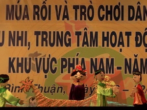 Khai mạc Liên hoan múa rối và trò chơi dân gian tại thành phố Phan thiết (Bình Thuận)