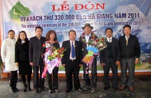 Hà Giang đón vị khách du lịch thứ 330.000 trong năm 2011