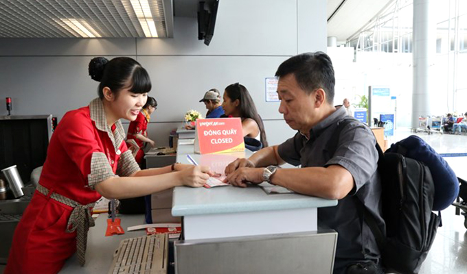 Vietjet Air khuyến mãi 250.000 vé với giá 0 đồng